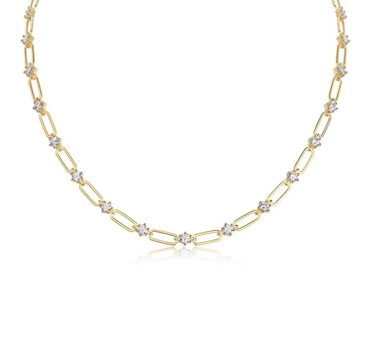 Moissanite Lira 
Necklace