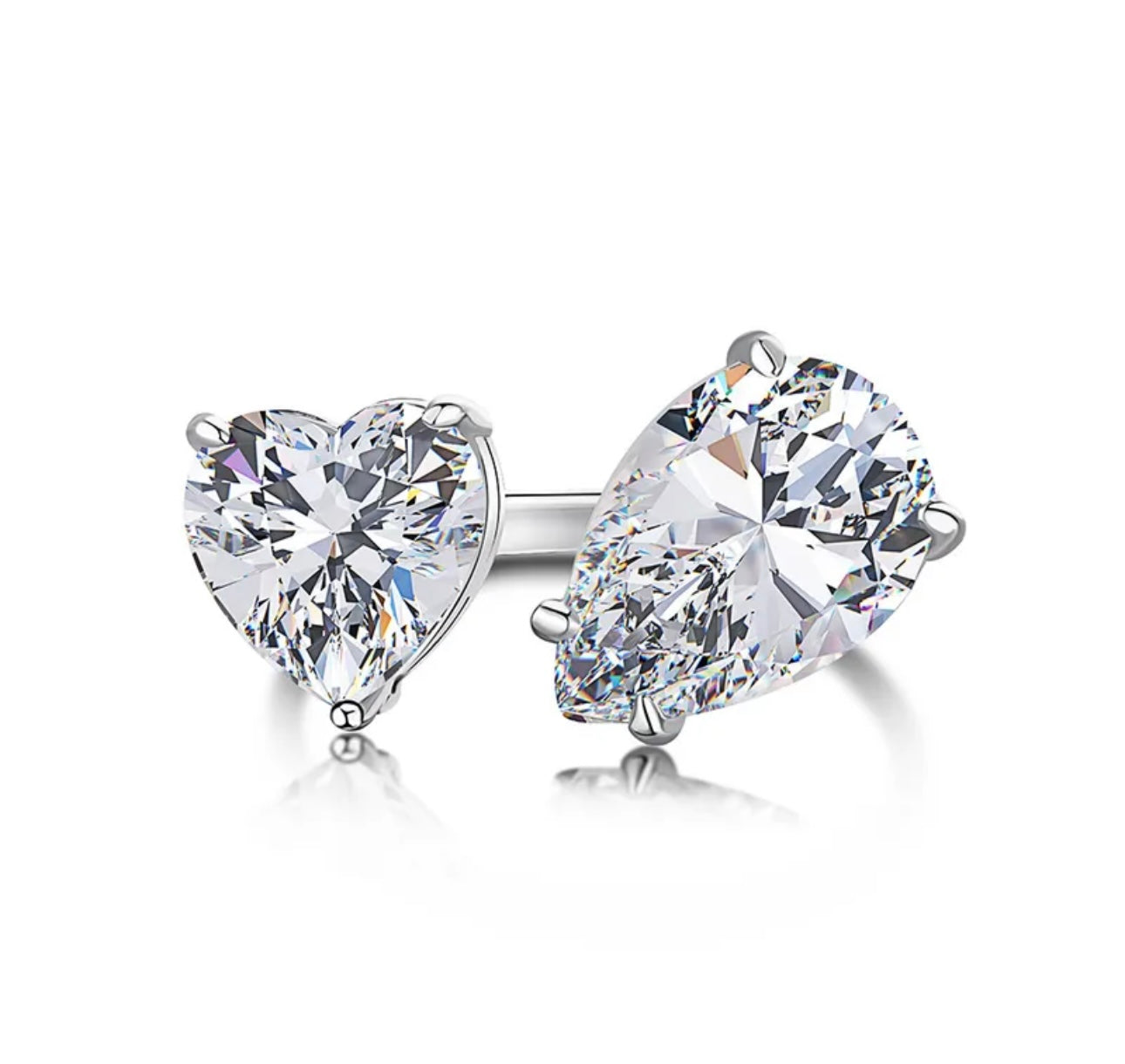 Zircon Heart Shape Rings