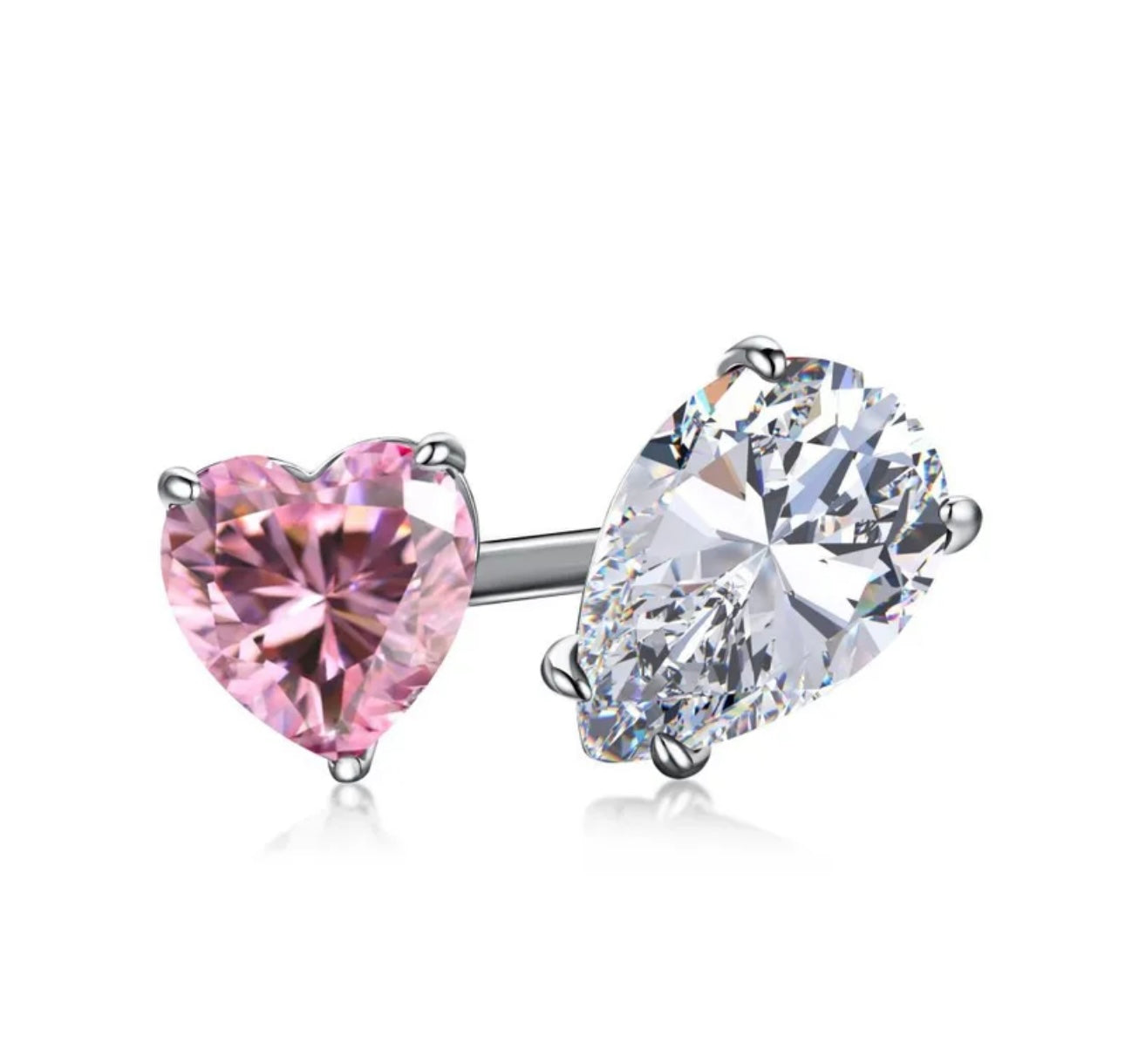 Zircon Heart Shape Rings