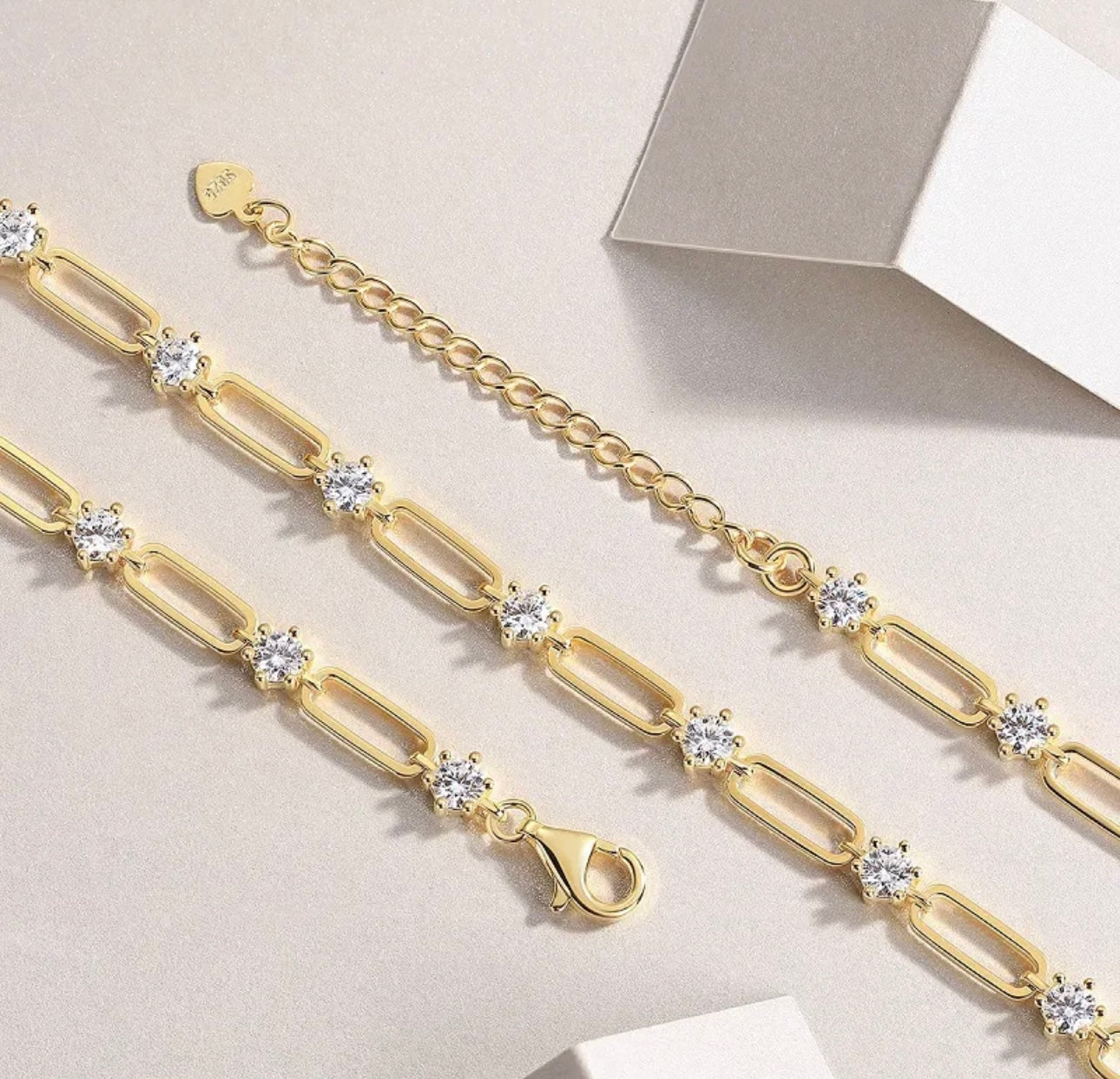 Moissanite Lira 
Necklace