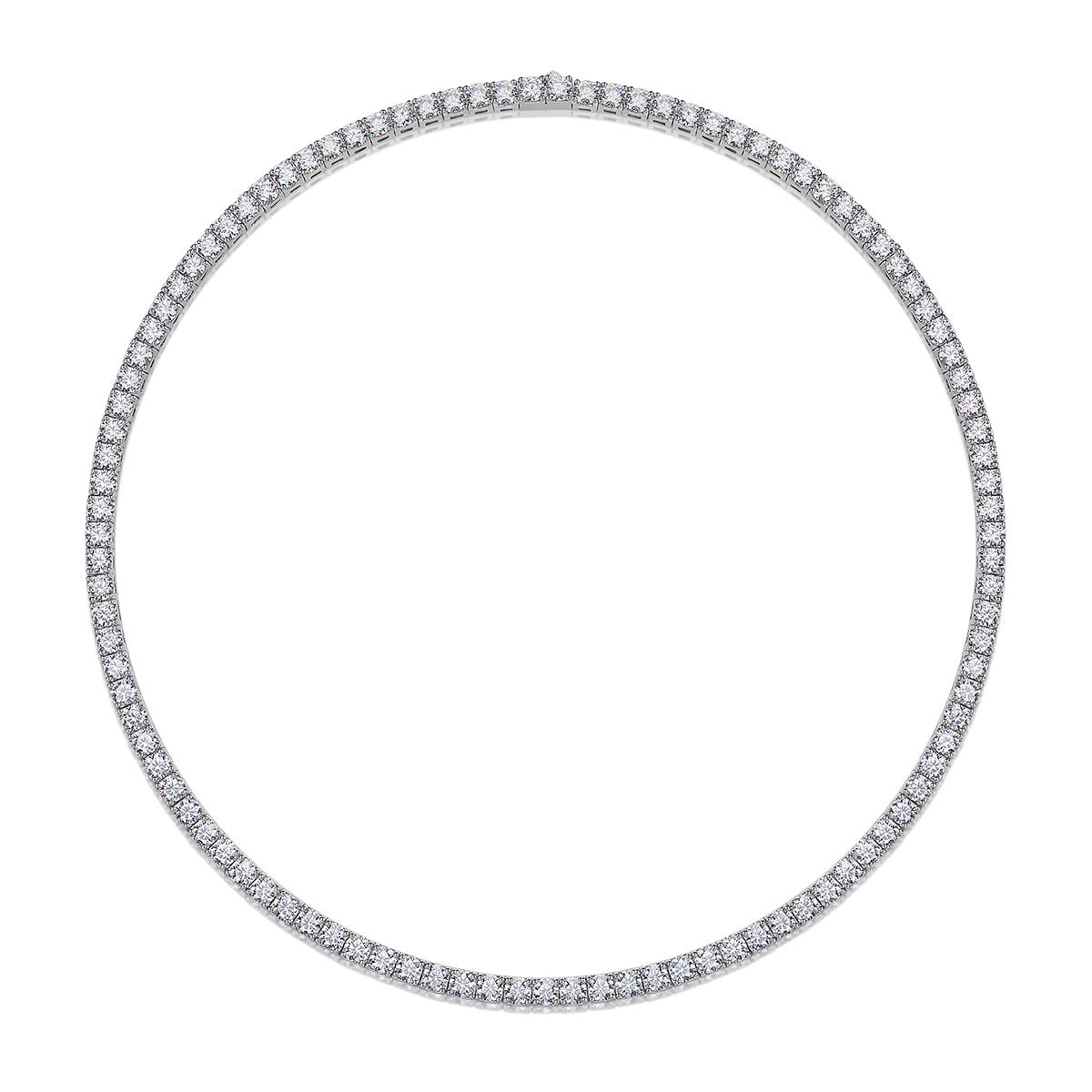 30 points moissanite necklace